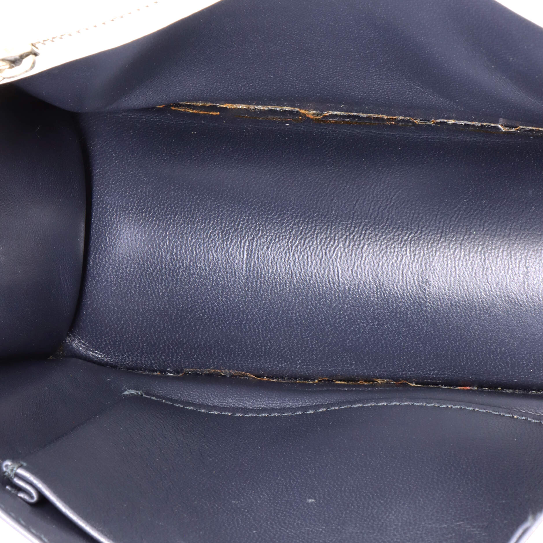 Diorama Flap Bag Cannage Embossed Calfskin Small