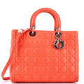 Lady Dior Bag Cannage Quilt Lambskin Large