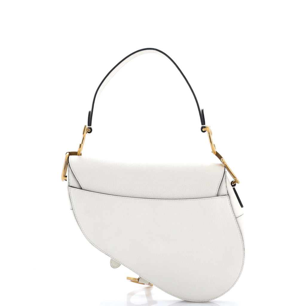 Saddle Handbag Leather Medium