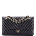 Classic Double Flap Bag Chevron Lambskin Medium