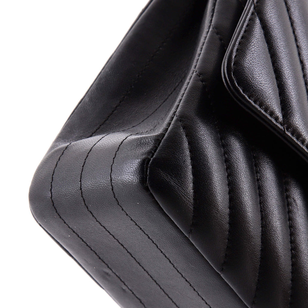 Classic Double Flap Bag Chevron Lambskin Medium