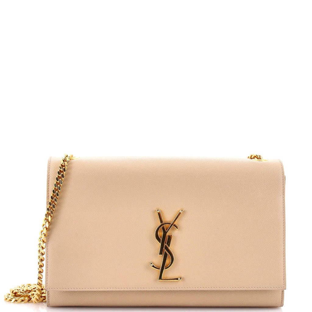 Classic Monogram Crossbody Bag Grainy Leather Medium