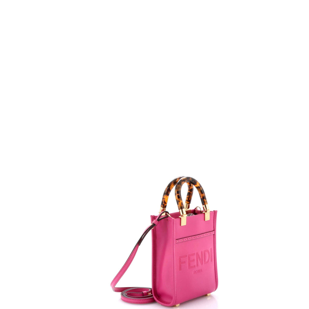 Sunshine Shopper Tote Leather Mini