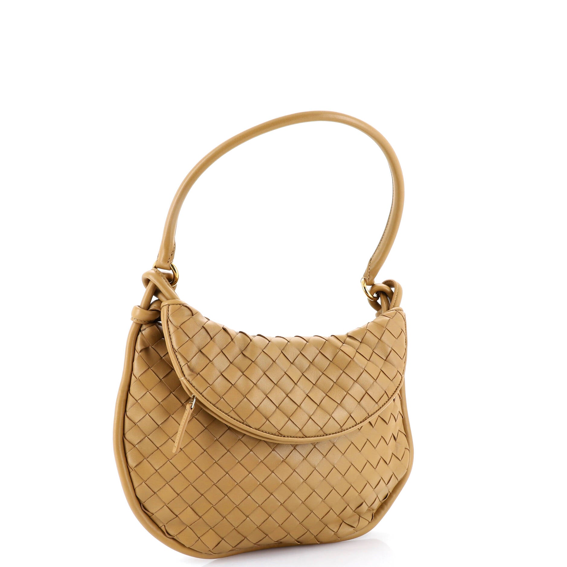 Gemelli Shoulder Bag Intrecciato Leather Medium