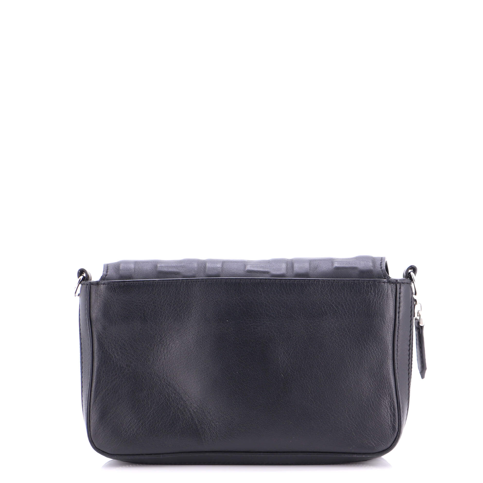 Expandable Flap Bag Zucca Embossed Leather