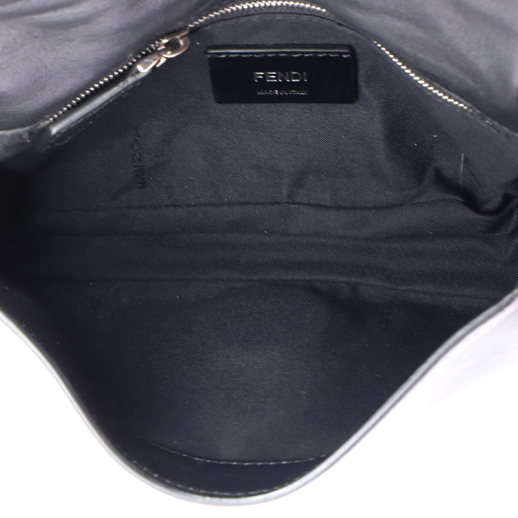 Expandable Flap Bag Zucca Embossed Leather