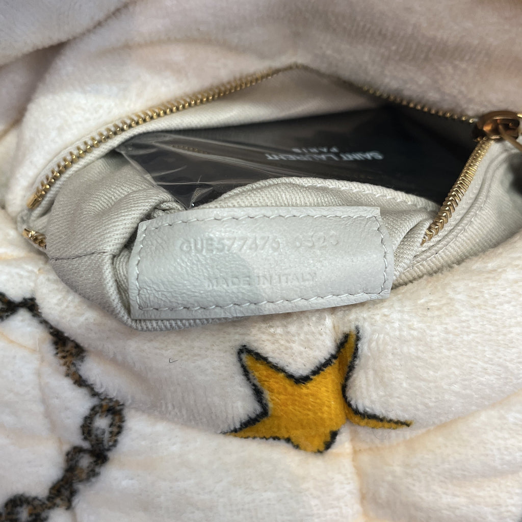 Loulou Puffer Shoulder Bag Quilted Printed Terry Cloth Small