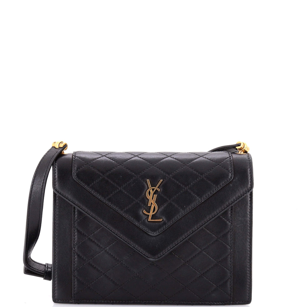 Gaby Envelope Satchel Quilted Leather Mini
