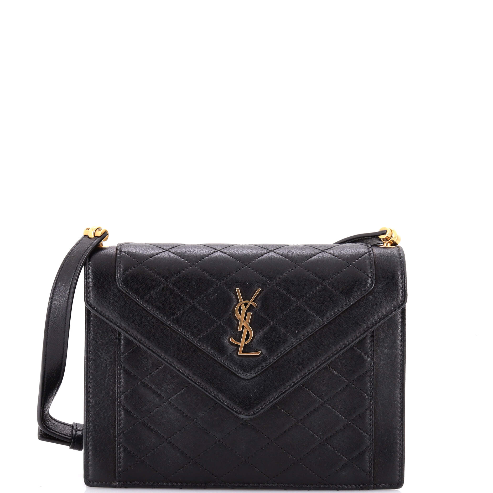 Gaby Envelope Satchel Quilted Leather Mini