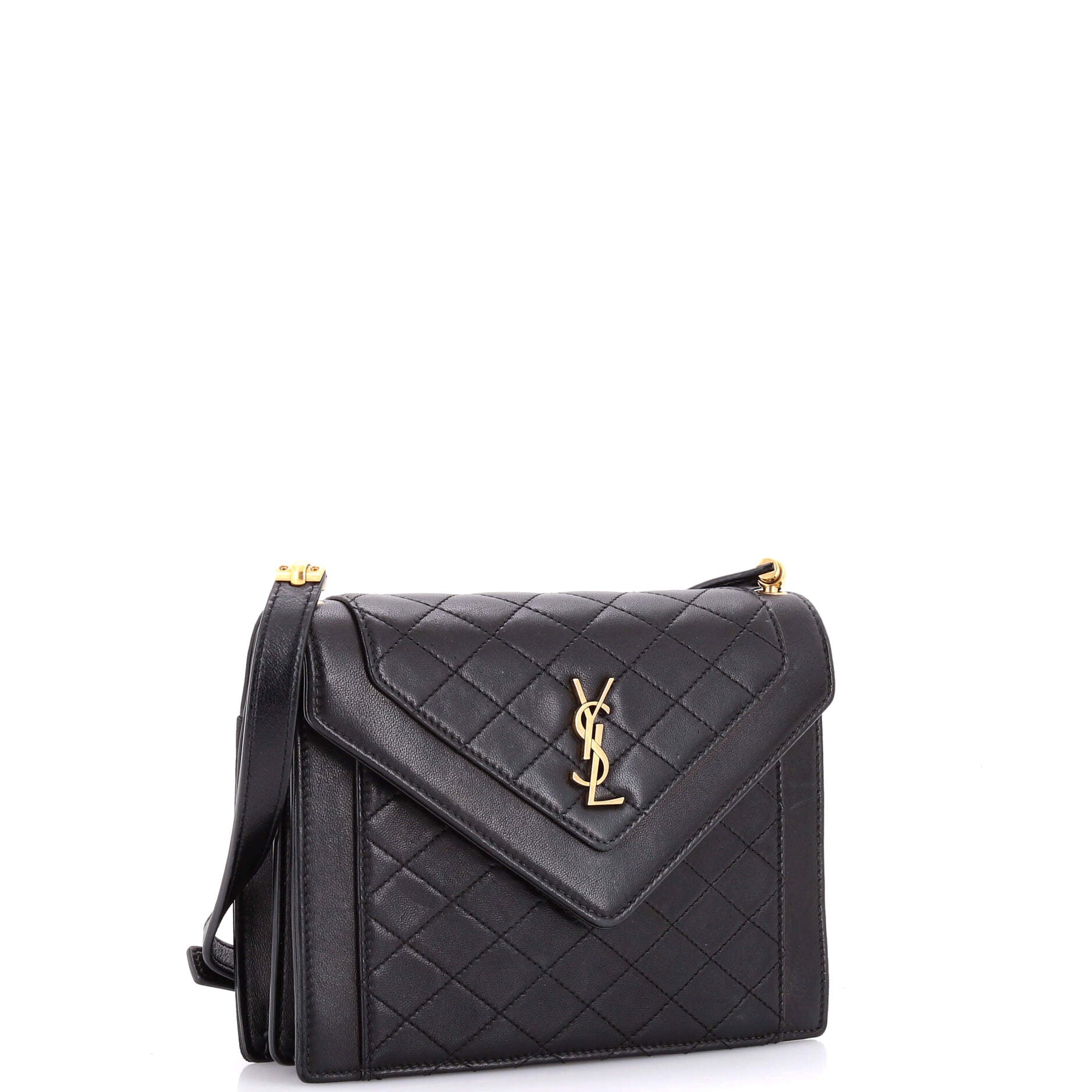 Gaby Envelope Satchel Quilted Leather Mini