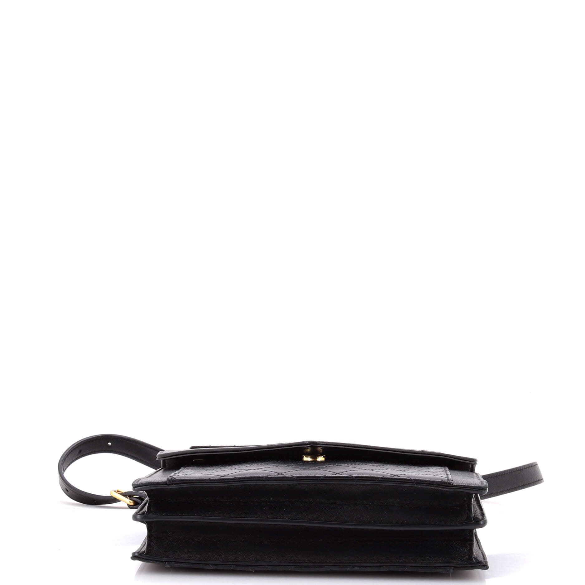 Gaby Envelope Satchel Quilted Leather Mini