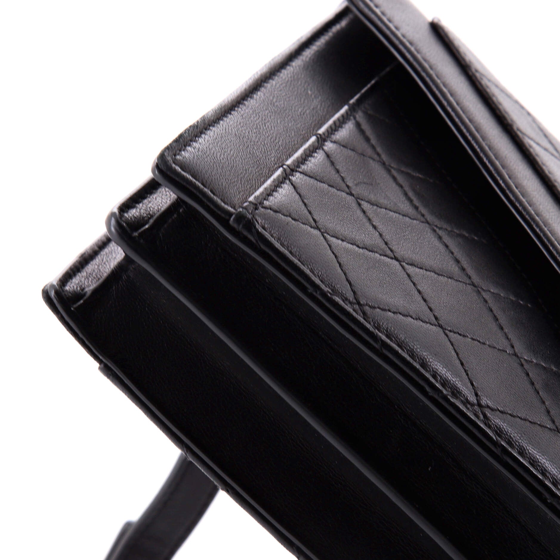 Gaby Envelope Satchel Quilted Leather Mini