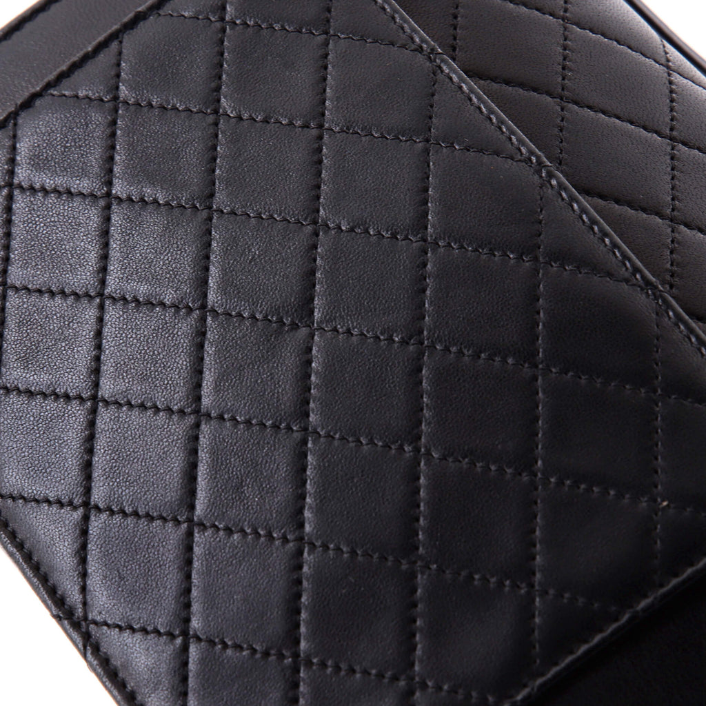 Gaby Envelope Satchel Quilted Leather Mini