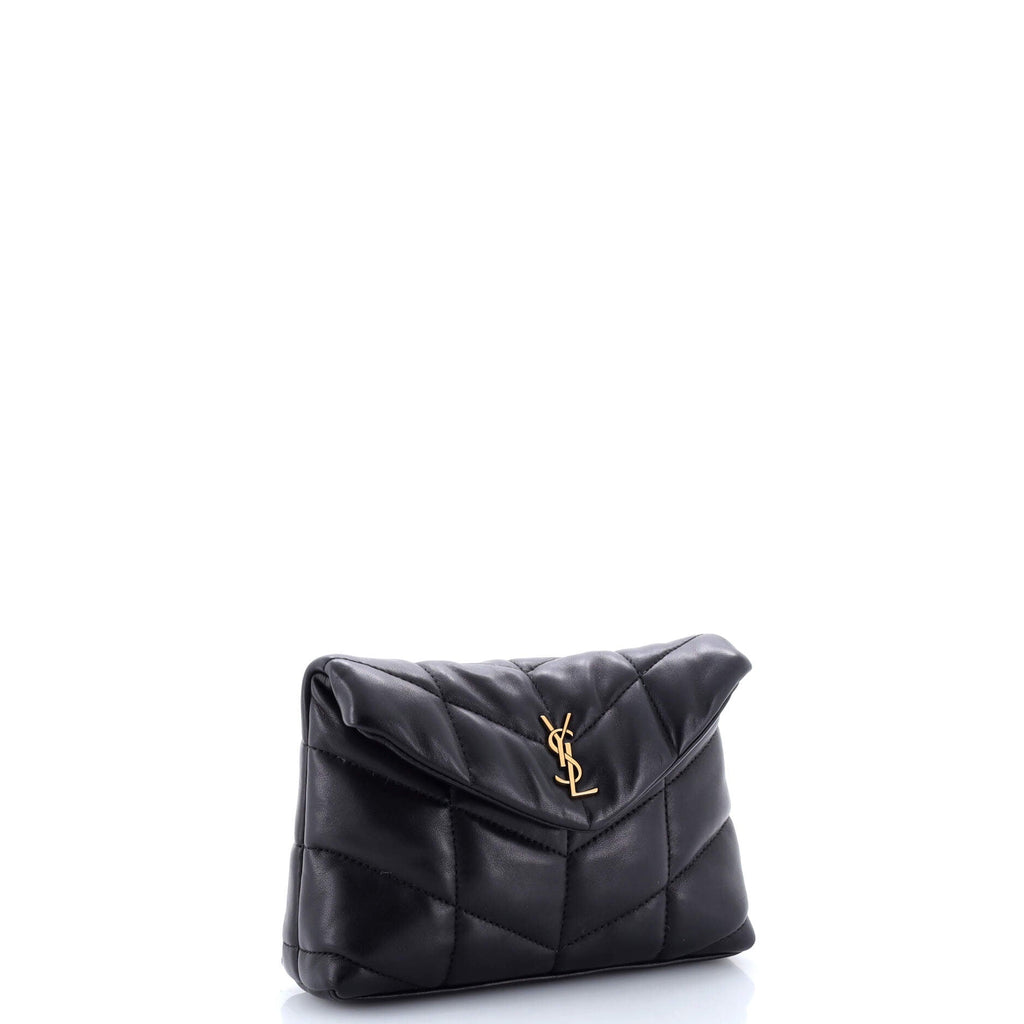 LouLou Puffer Clutch Leather Small