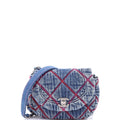 Coco Beach Messenger Bag Quilted Denim Mini