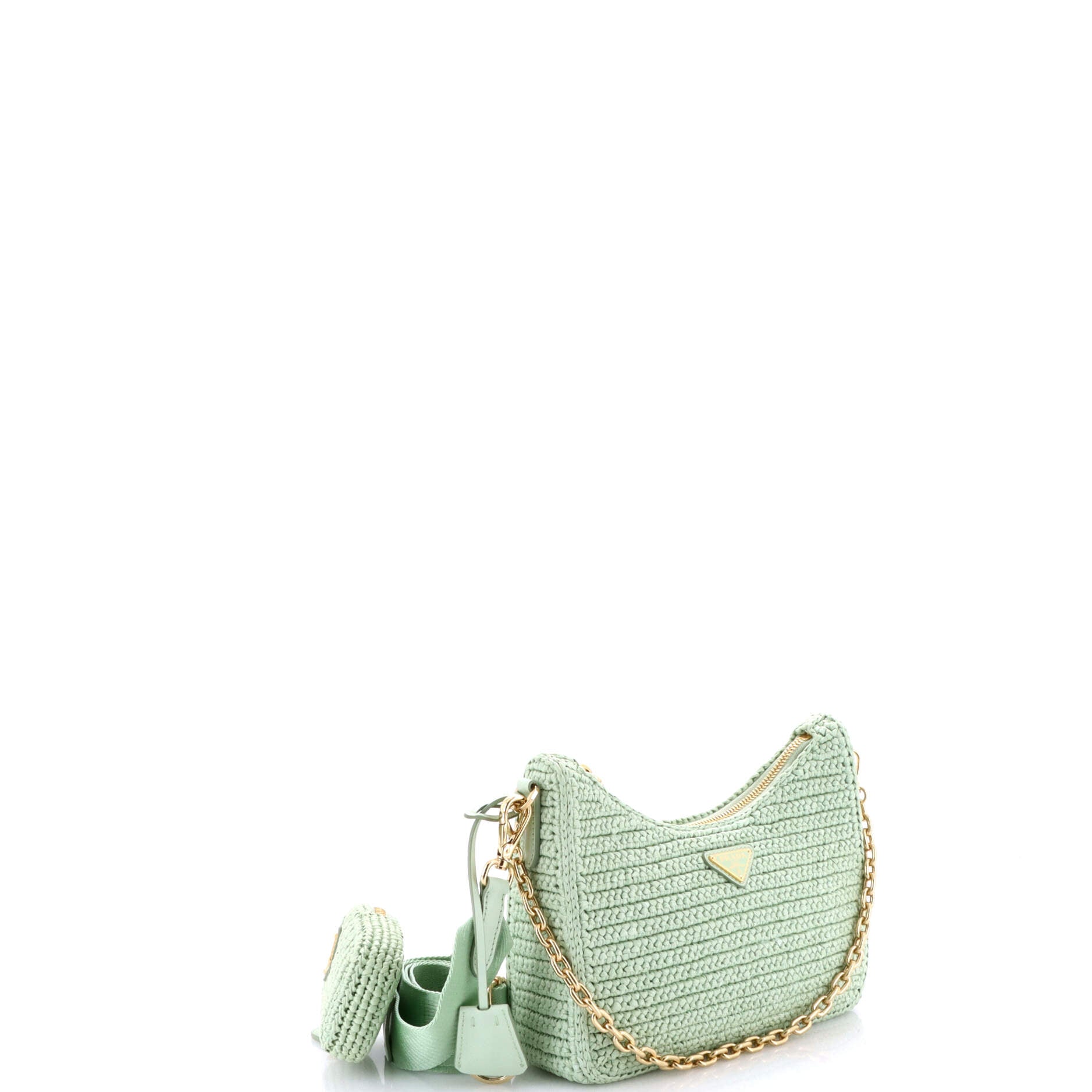 Re-Edition 2005 Shoulder Bag Raffia Small