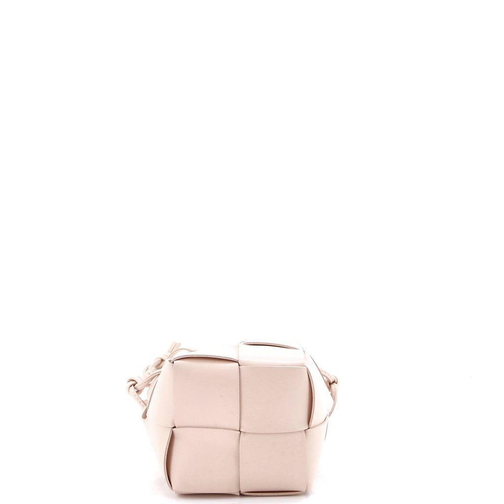 Cassette Bucket Bag Maxi Intrecciato Leather Mini