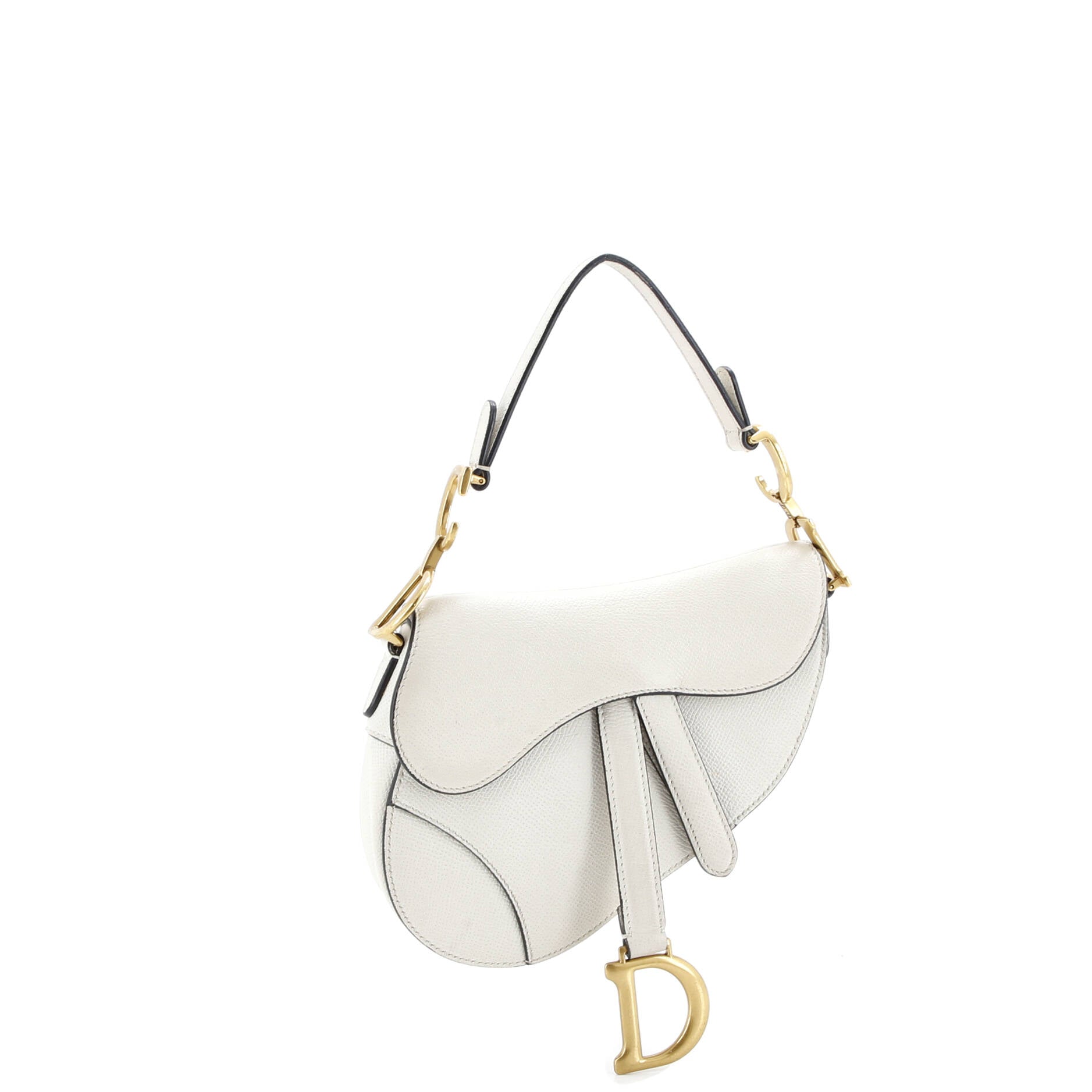 Saddle Handbag Leather Mini