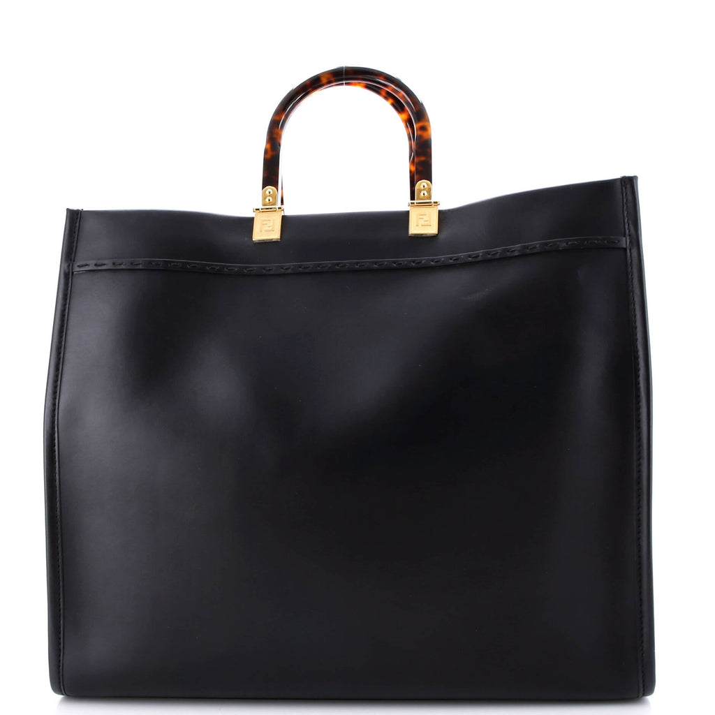Sunshine Shopper Tote Leather Large