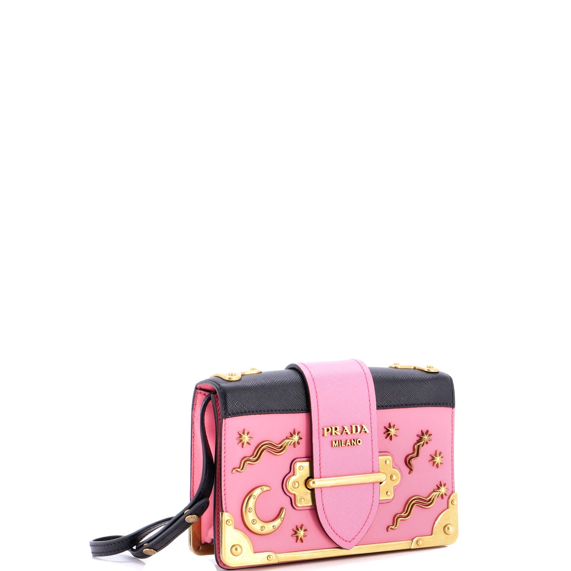 Cahier Crossbody Bag Embellished Leather Small