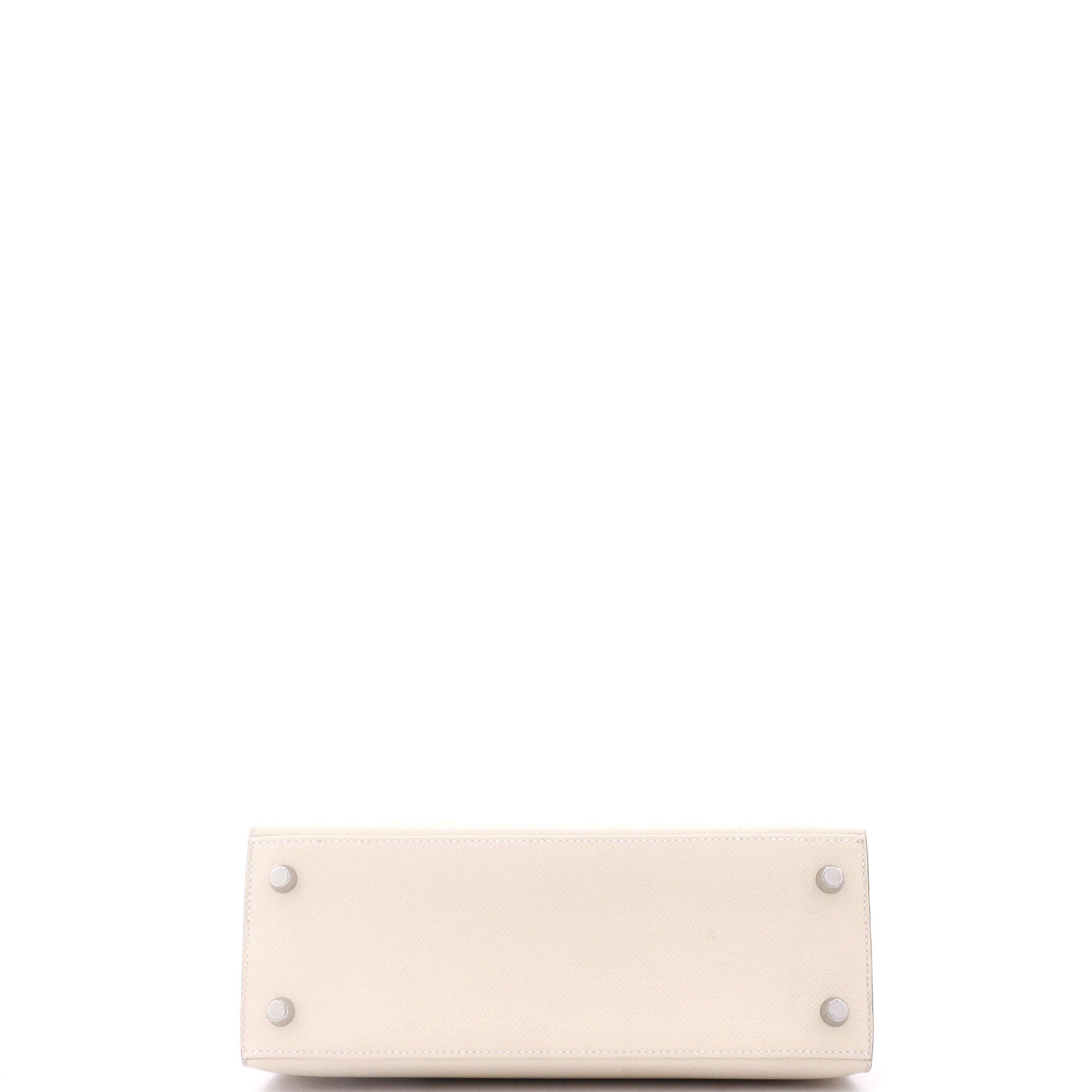 Kelly Handbag Light Epsom with Palladium Hardware 25