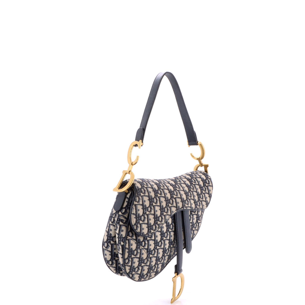 Saddle Handbag Oblique Canvas Medium