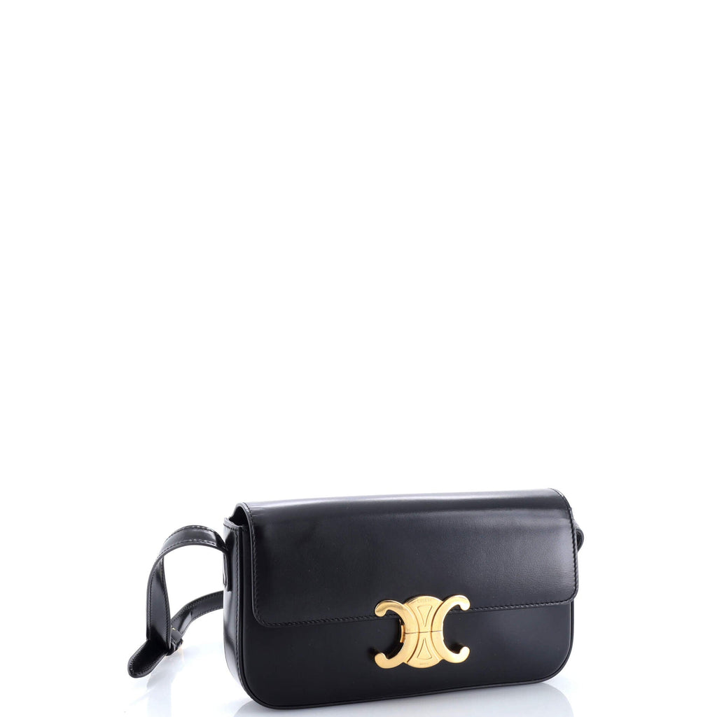 Triomphe East-West Shoulder Bag Smooth Calfskin