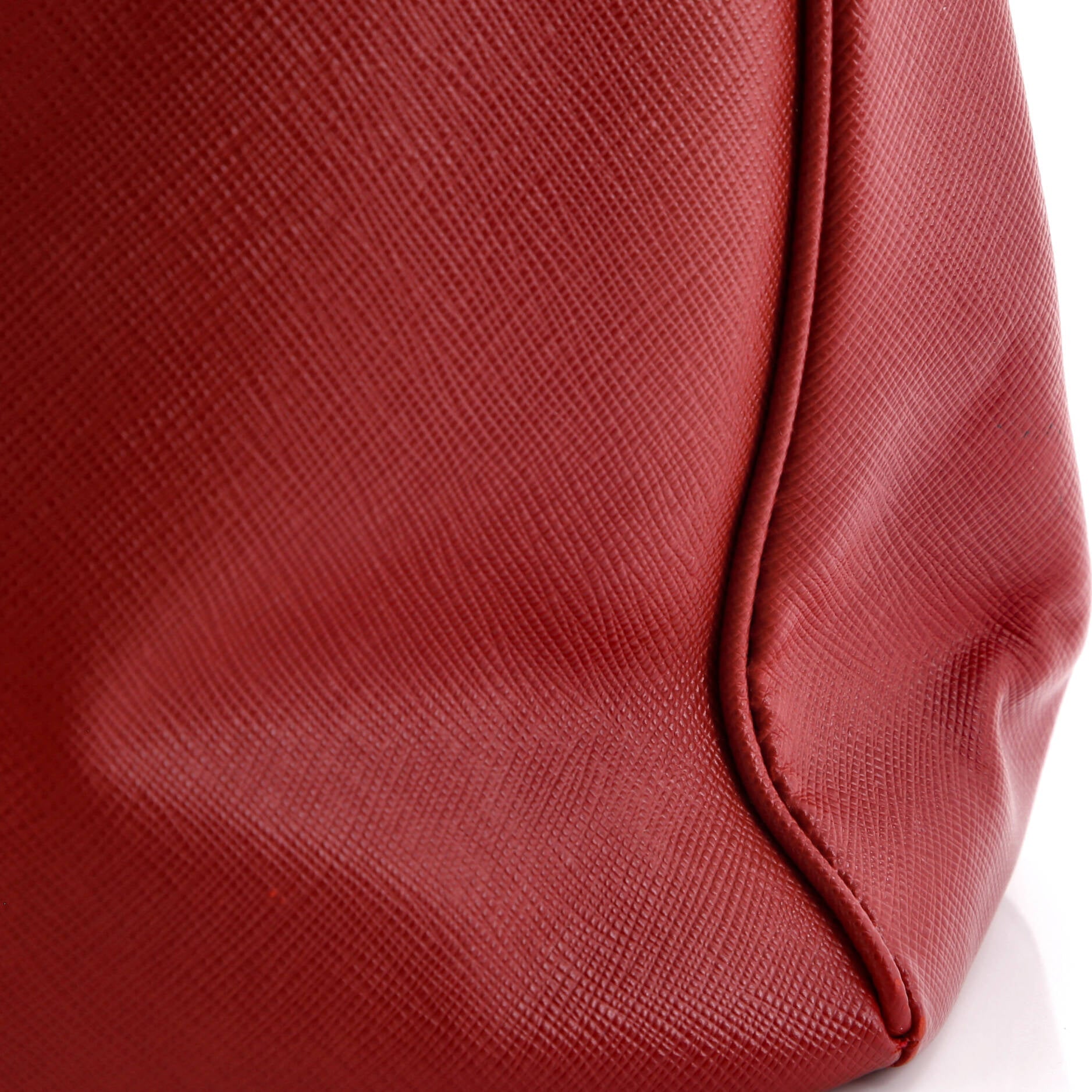 Double Zip Lux Tote Saffiano Leather Large