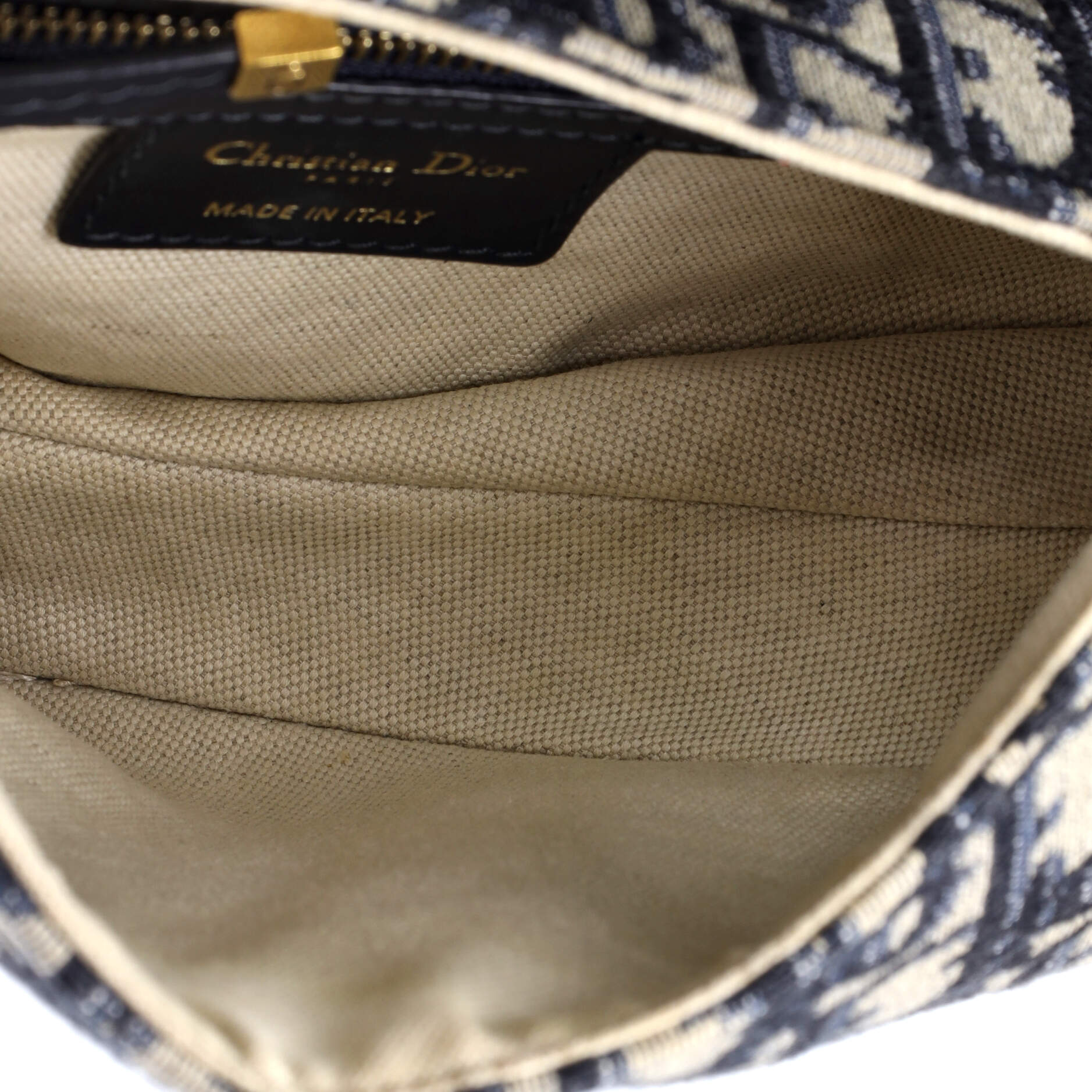Saddle Handbag Oblique Canvas Medium