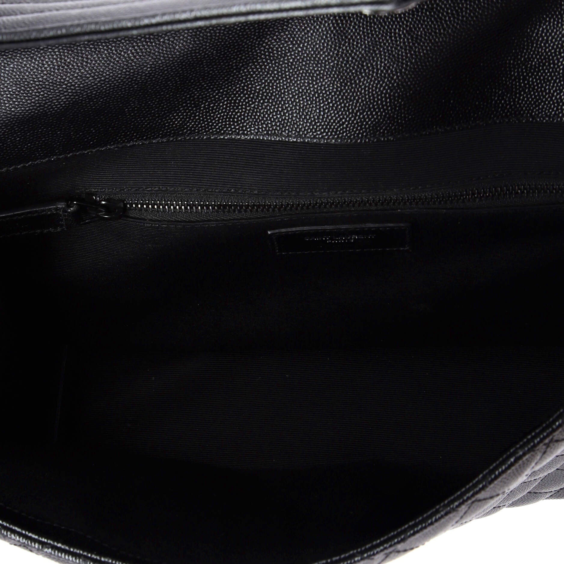 Classic Monogram Envelope Satchel Mixed Matelasse Leather Large