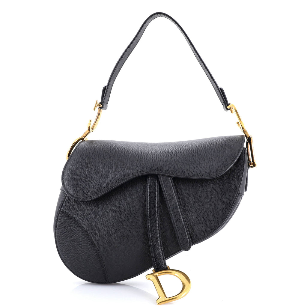 Saddle Handbag Leather Medium