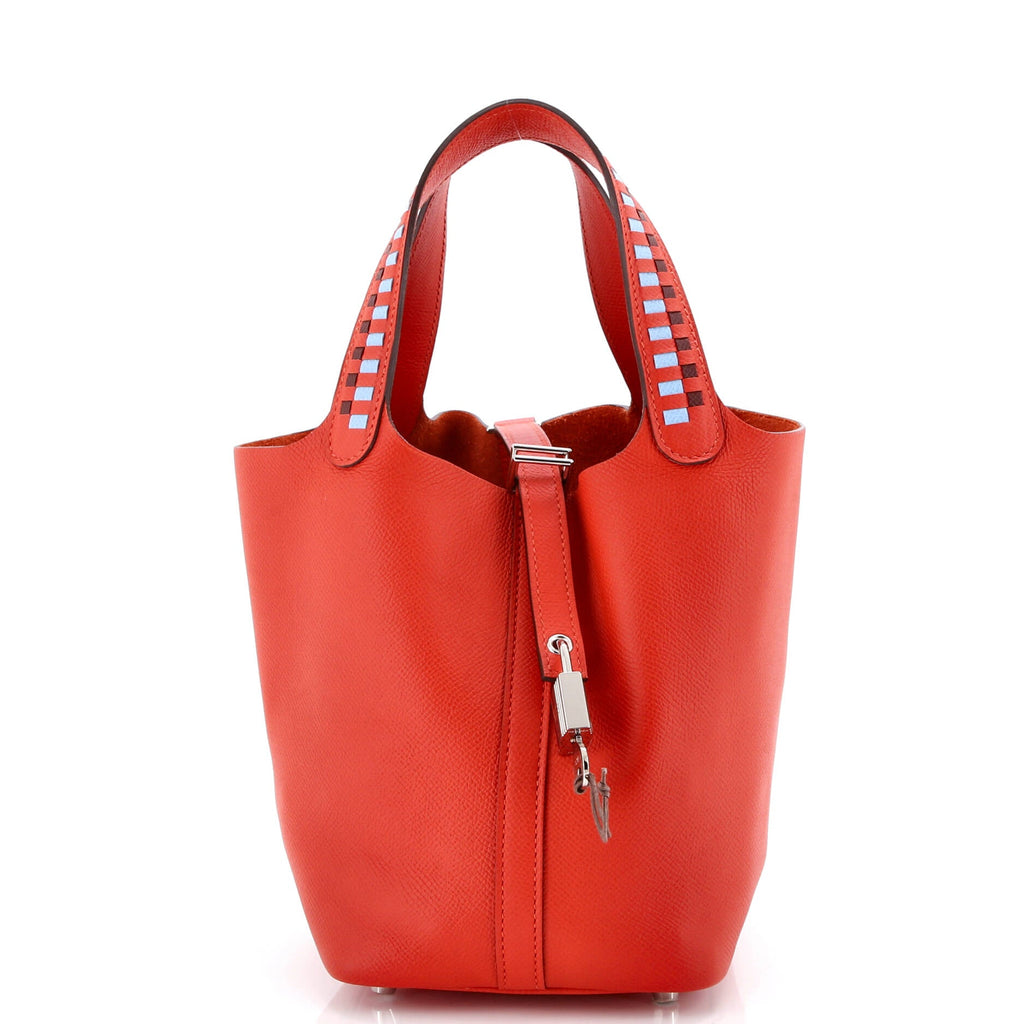Picotin Lock Bag Tressage Epsom PM