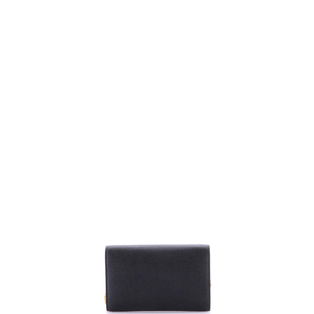 Classic Monogram Wallet on Chain Leather Small
