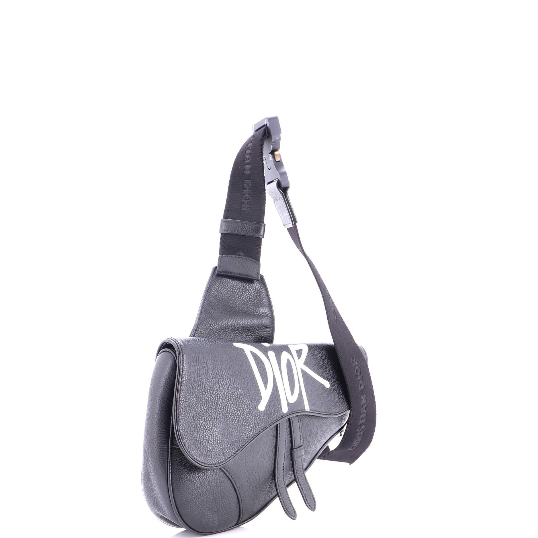 Shawn Stussy Saddle Crossbody Bag Printed Leather