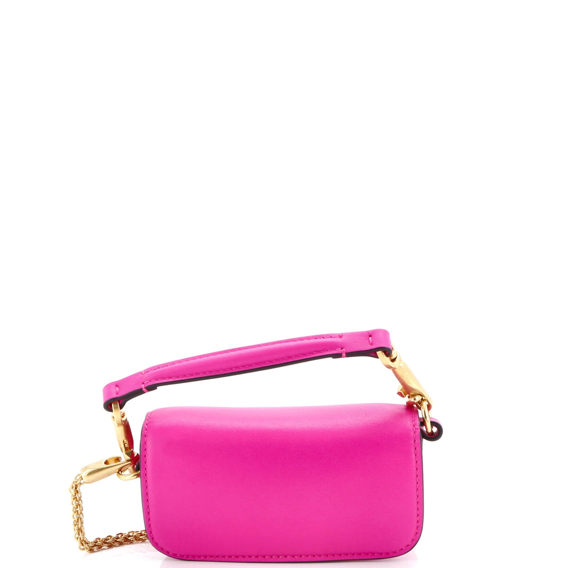 VLogo Loco Flap Shoulder Bag Leather Mini