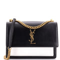 Sunset Crossbody Bag Leather Medium