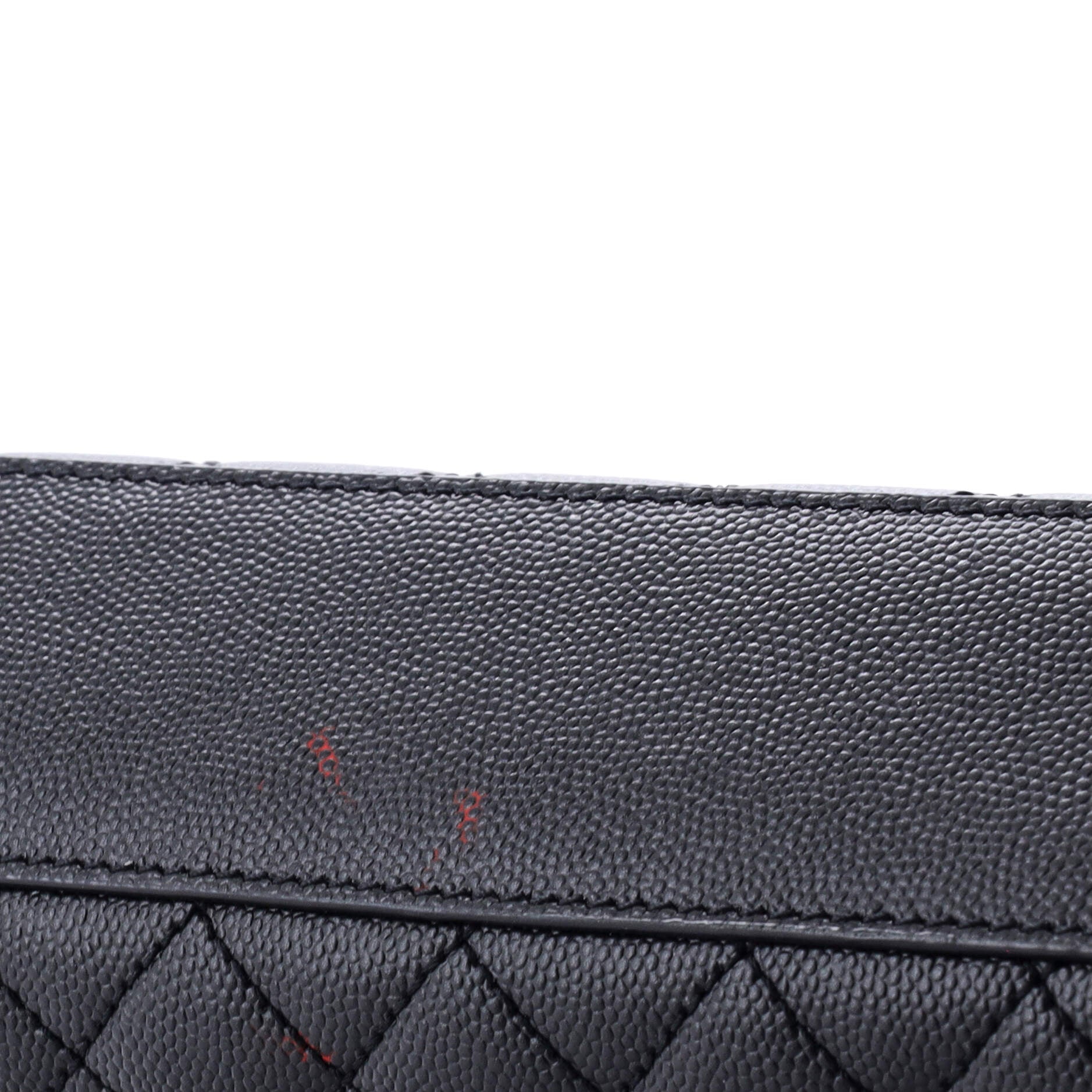 Classic Monogram Envelope Satchel Mixed Matelasse Leather Large