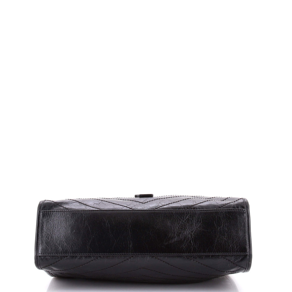 Niki Shopping Tote Matelasse Chevron Leather Medium