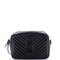 Lou Camera Bag Matelasse Chevron Leather Small