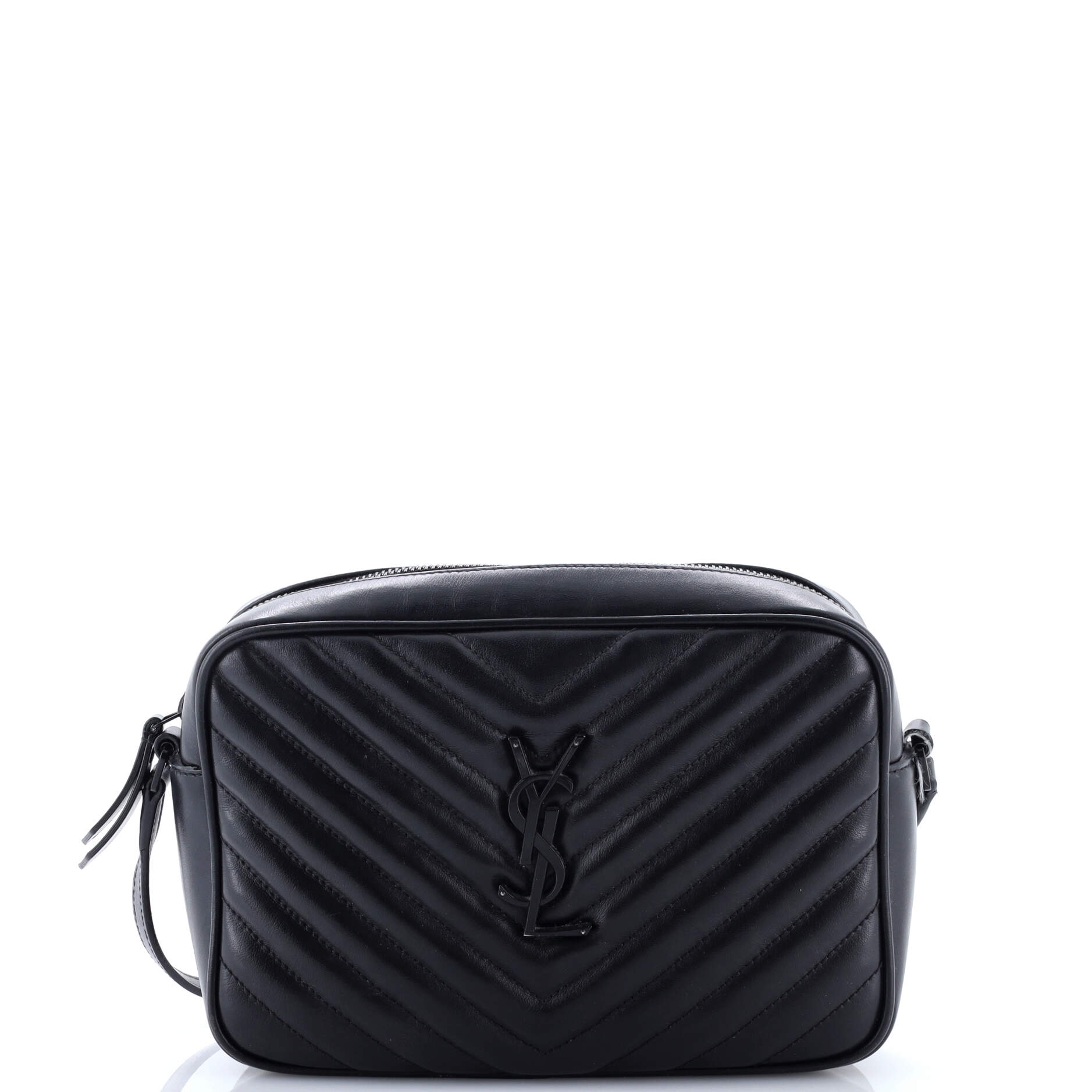 Lou Camera Bag Matelasse Chevron Leather Small