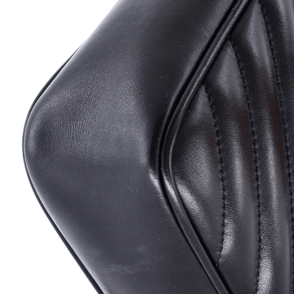 Lou Camera Bag Matelasse Chevron Leather Small