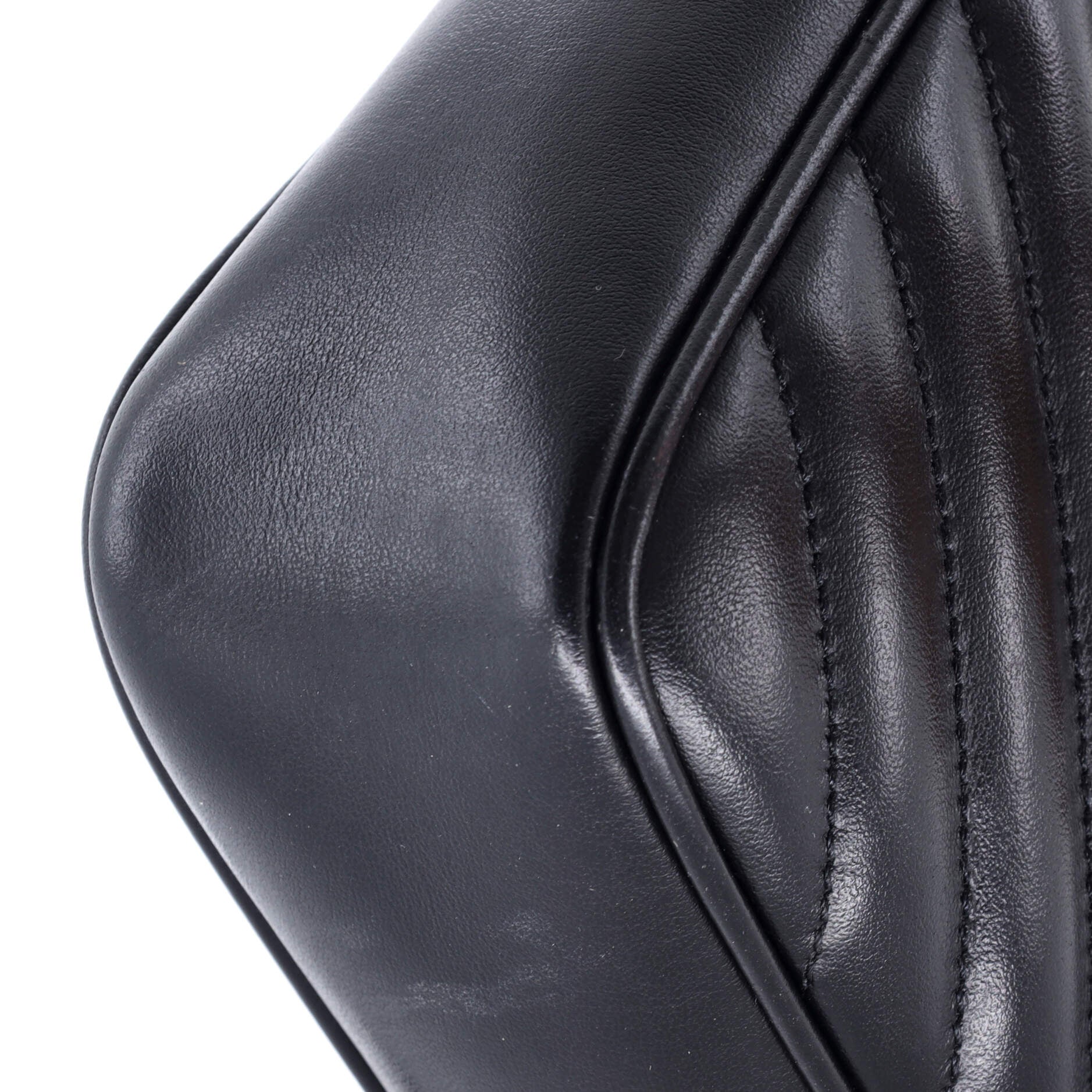 Lou Camera Bag Matelasse Chevron Leather Small