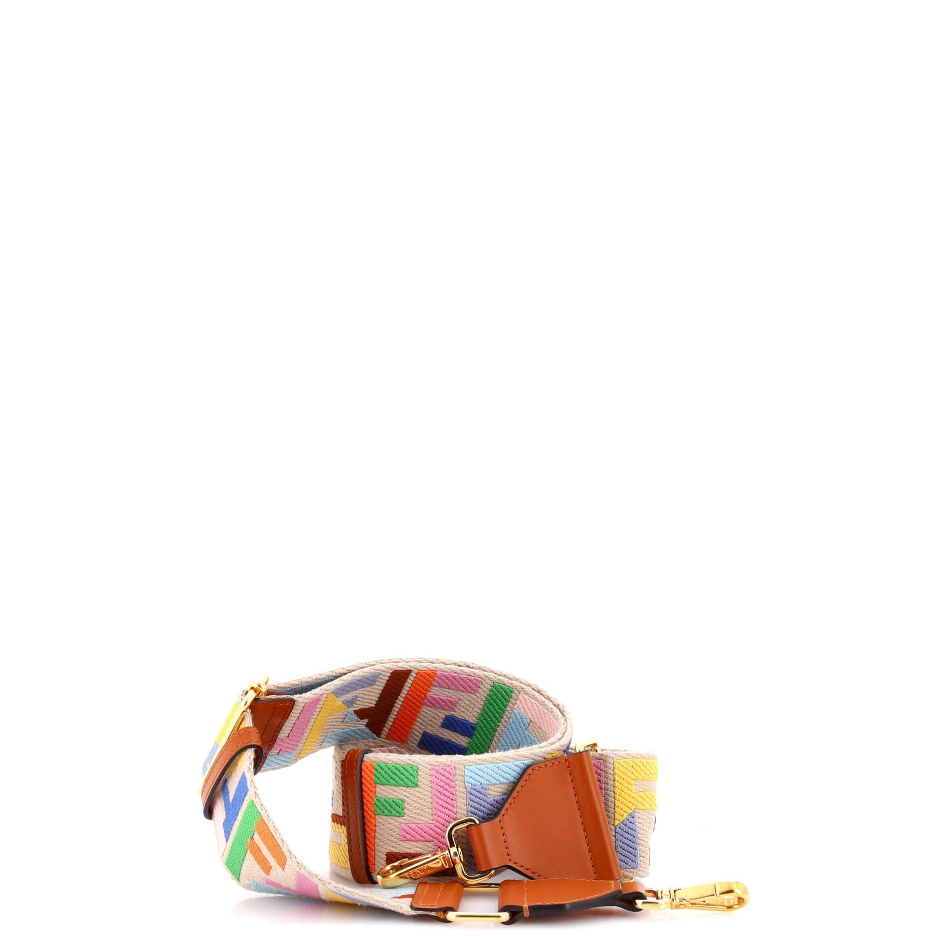 Strap You Shoulder Strap Multicolor Zucca Canvas with Leather