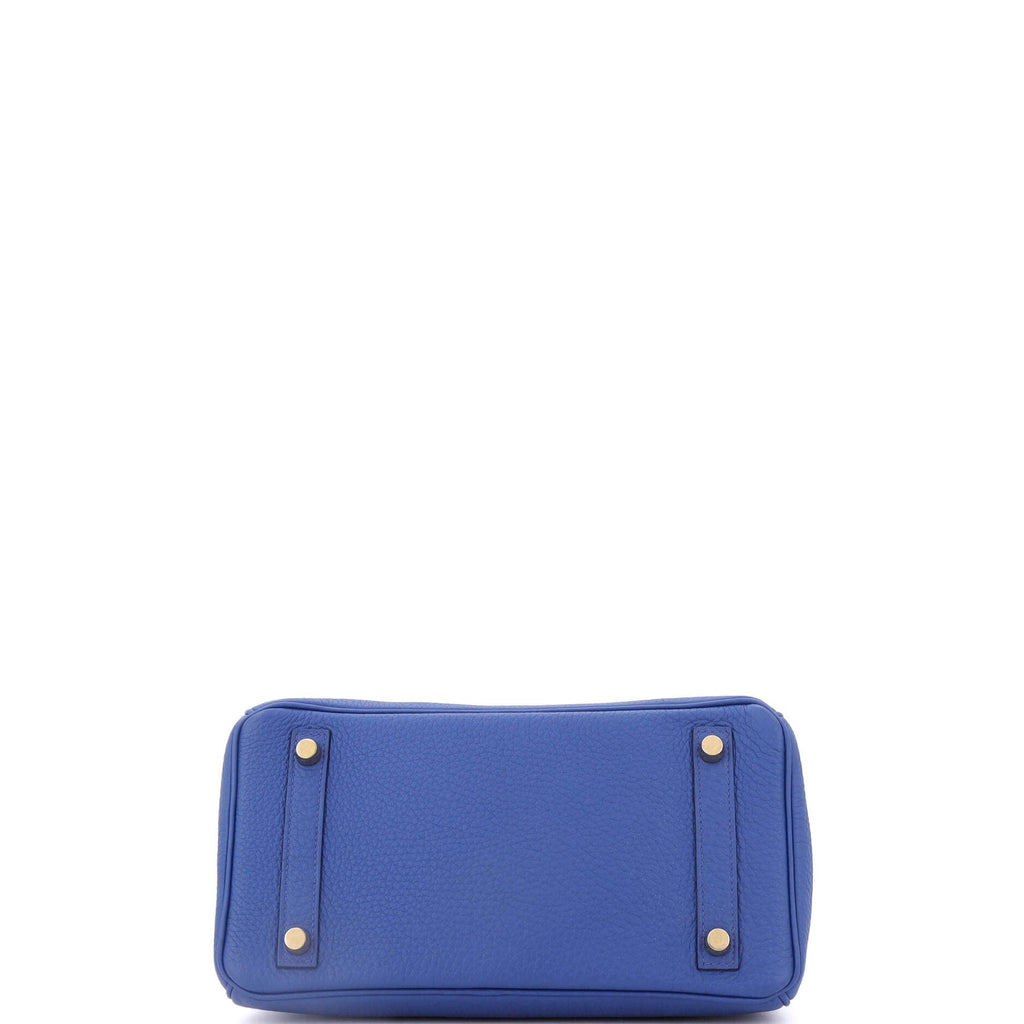 Birkin Handbag Bleu France Togo with Gold Hardware 25