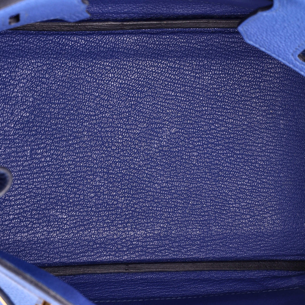Birkin Handbag Bleu France Togo with Gold Hardware 25