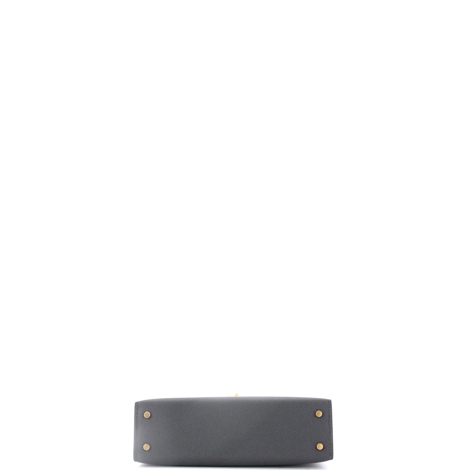 Kelly Mini II Bag Vert Mangrove Epsom with Gold Hardware 20