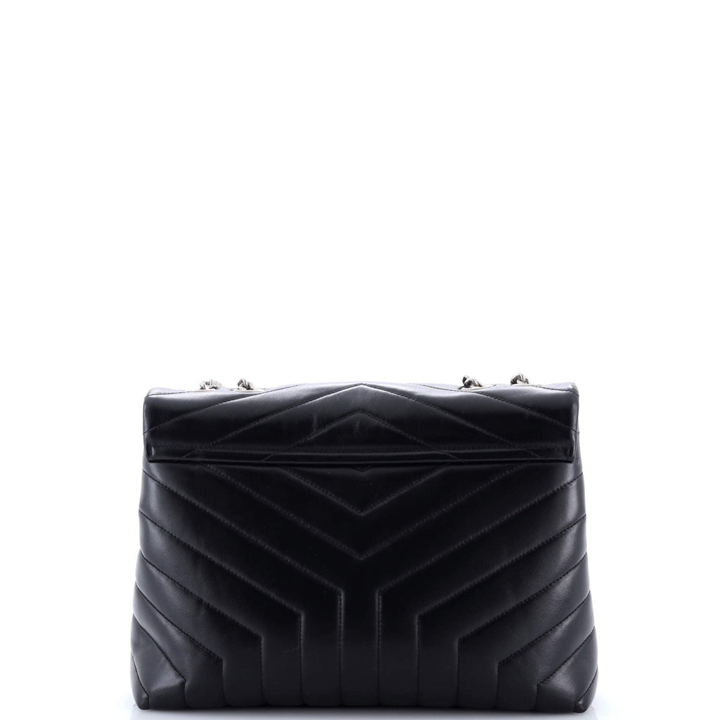 Loulou Shoulder Bag Matelasse Chevron Leather Medium