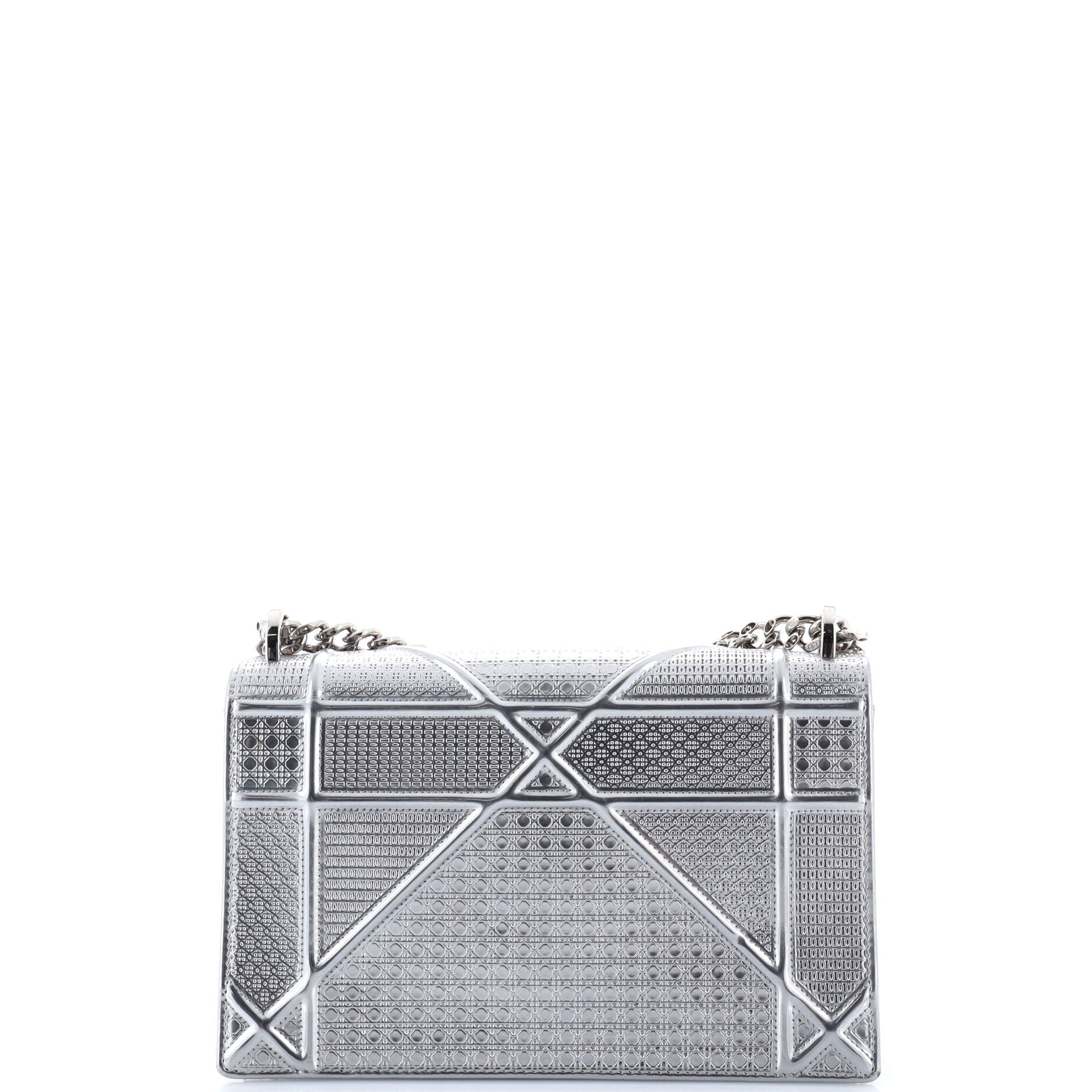 Diorama Flap Bag Cannage Embossed Calfskin Medium