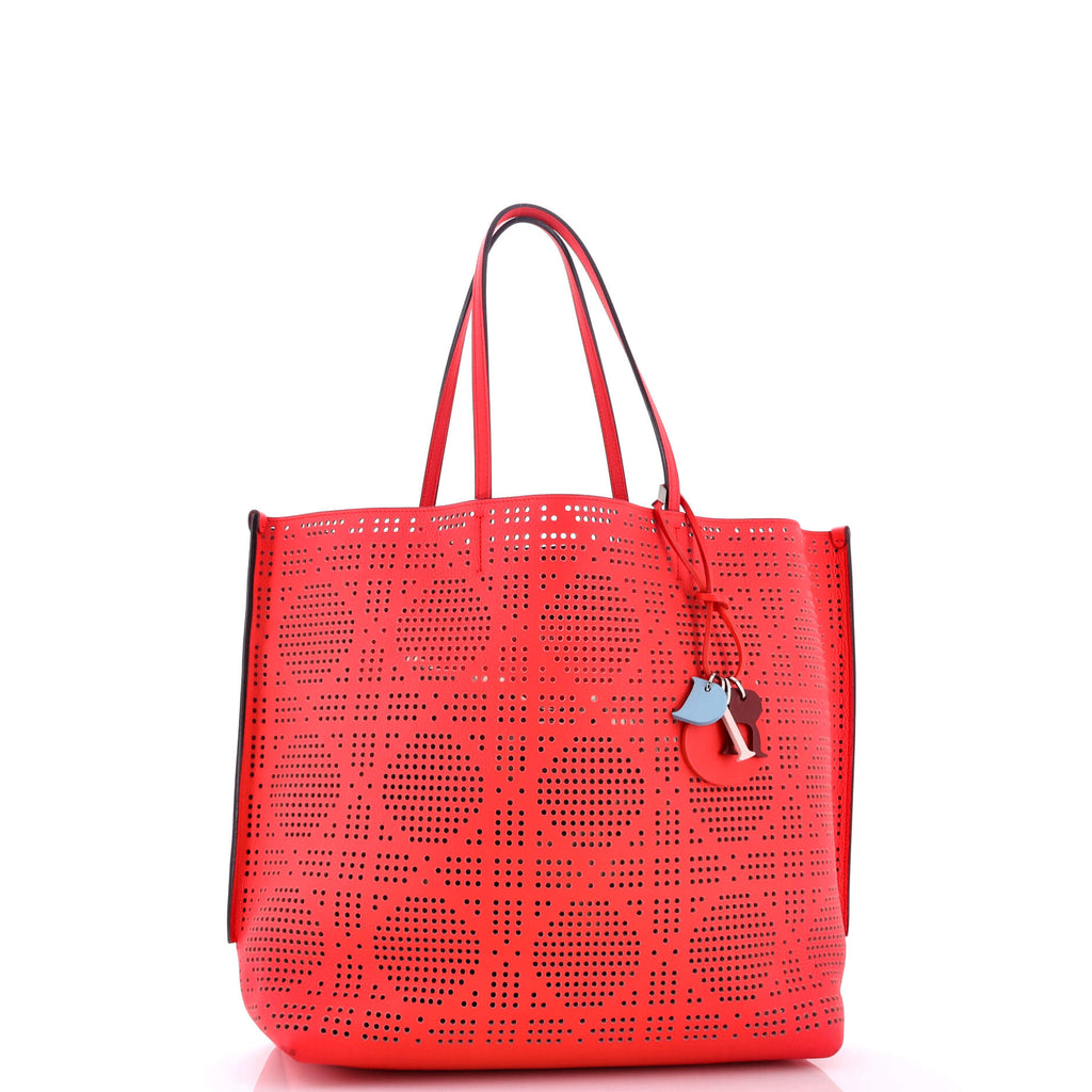 Dioriva Tote Perforated Leather
