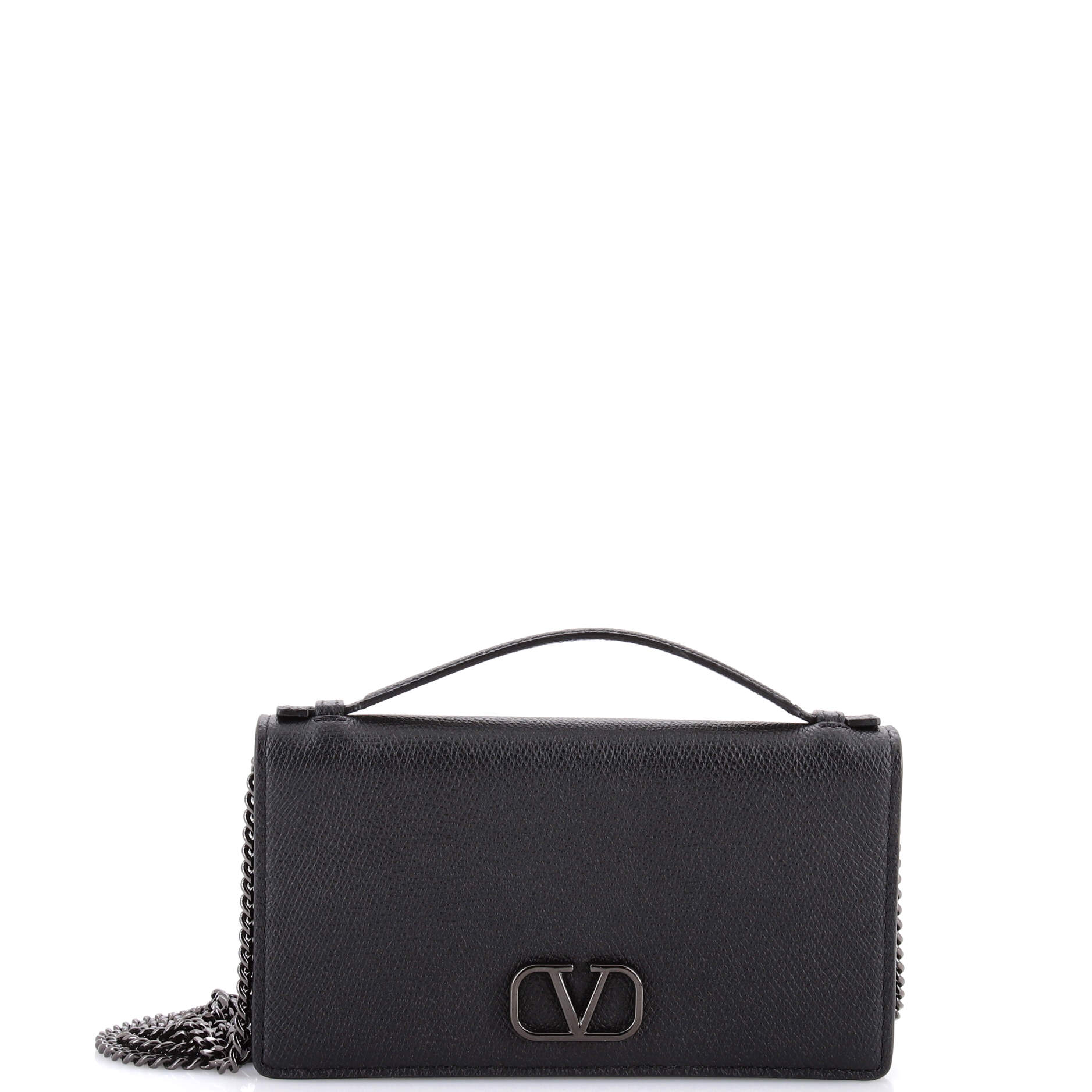 VLogo Signature Wallet on Chain Leather